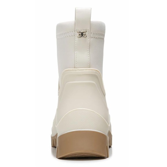 ✨NEW!✨Sam Edelman Louisa Modern Ivory Rubber/Neoprene Rain Boots - Picture 3 of 8